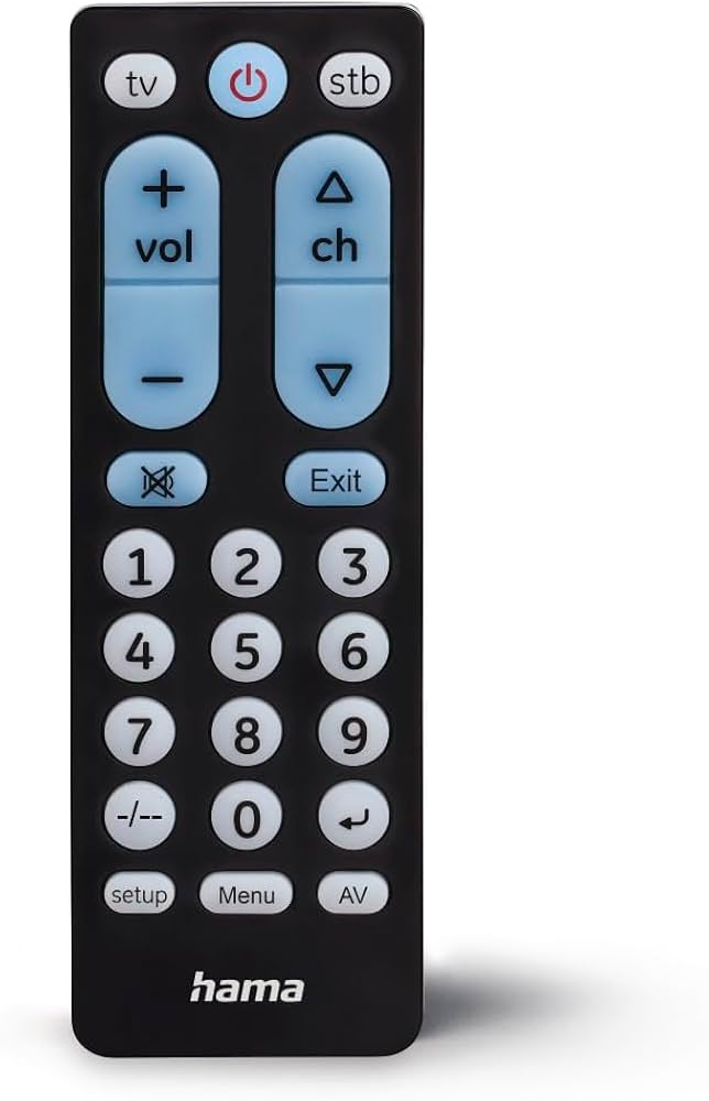 HAMA Universal TV Remote Control for LG with IR Teach Function