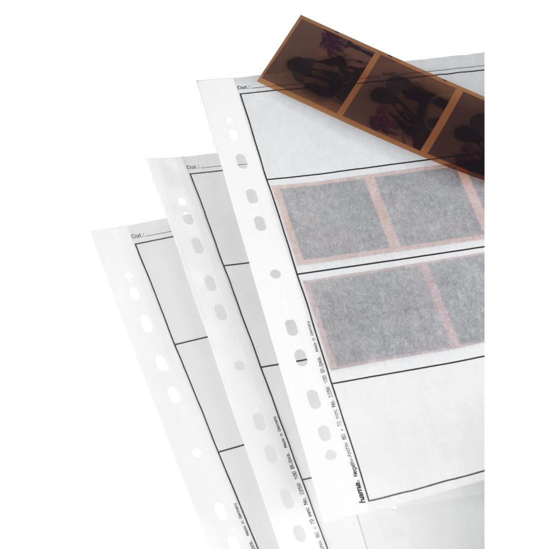 HAMA Glassine Negative Sleeves 6x7 100 Pack - Image 3