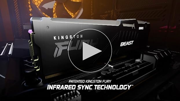 Kingston FURY Beast RGB 16GB (2x8GB) DDR5 6000MHz CL36 Desktop Memory Kit - Image 3