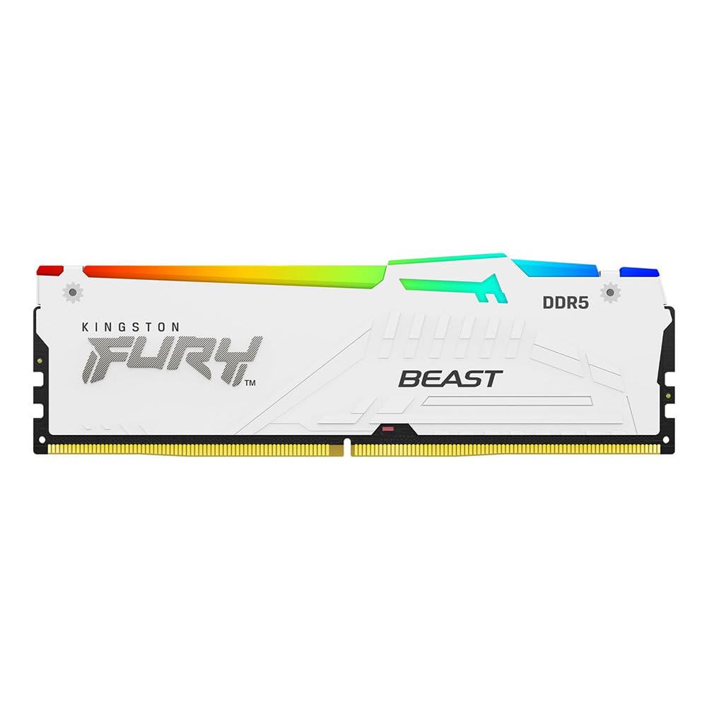 Kingston FURY Beast 128GB (4x32GB) DDR5 5200MHz CL40 Memory Kit White - Image 2