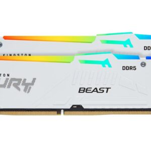 Kingston FURY Beast 64GB (2x32GB) DDR5 6400MHz CL32 Memory Kit White
