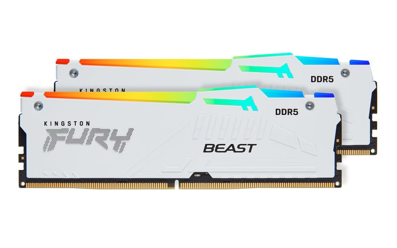 Kingston FURY Beast RGB 64GB (2x32GB) DDR5 5200MHz CL40 Desktop Memory Kit - Image 2