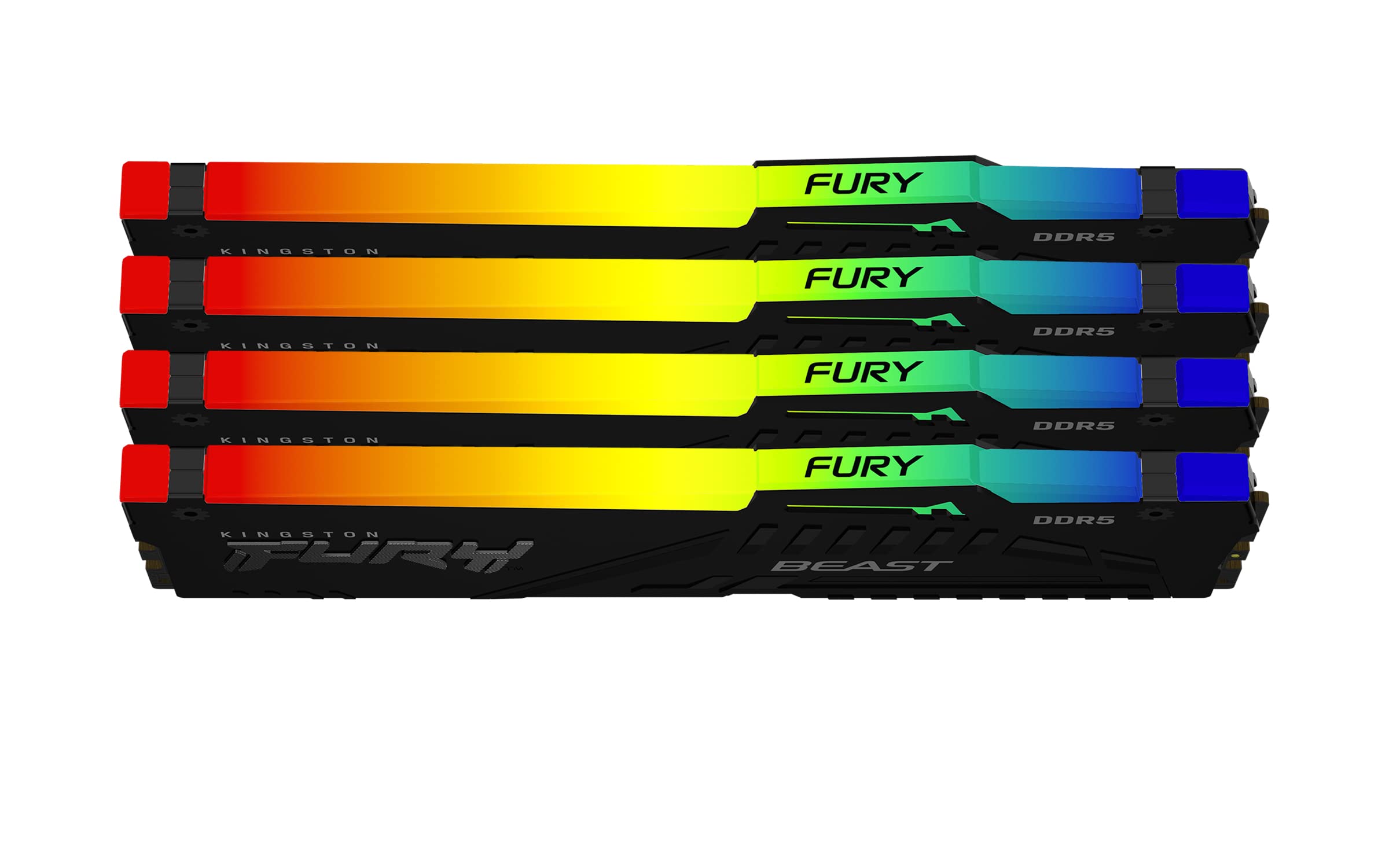 Kingston FURY Beast RGB 128GB (4x32GB) DDR5 5600MHz CL40 Desktop Memory Kit - Image 3