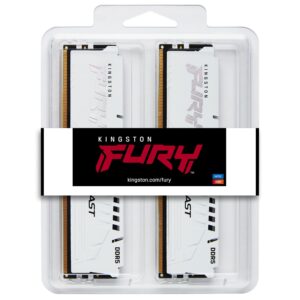 Kingston FURY Beast 64GB (2x32GB) DDR5 6000MHz CL30 RGB White