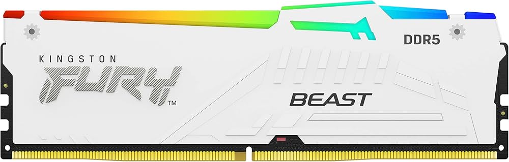 Kingston FURY Beast 128GB (4x32GB) DDR5 5200MHz CL40 Memory Kit White - Image 3