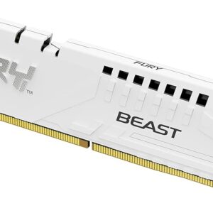 Kingston FURY Beast 128GB (4x32GB) DDR5 5200MHz CL40 Memory Kit White