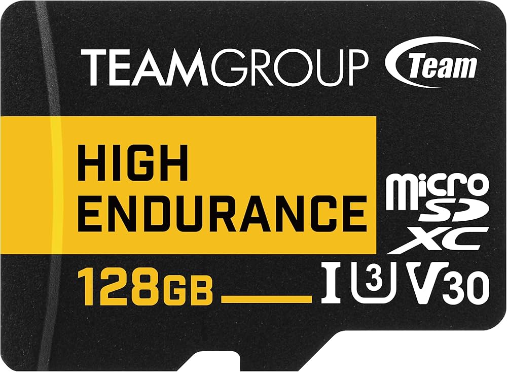 TEAM 128GB Micro SDXC High Endurance V30 Memory Card