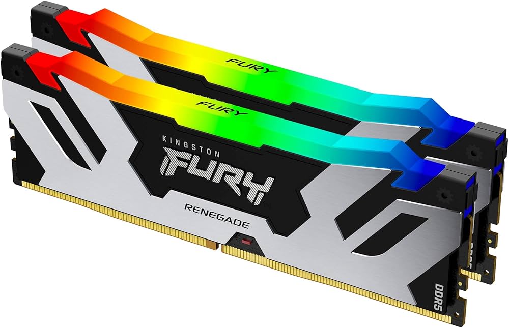 Kingston FURY Renegade RGB 96GB (2x48GB) DDR5 6000MHz CL32 Memory Kit
