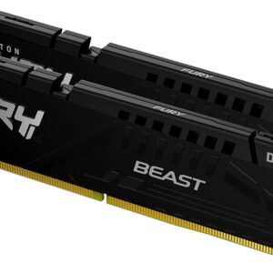 Kingston FURY Beast 64GB (2x32GB) DDR5 6000MHz CL36 Desktop Memory Kit Black
