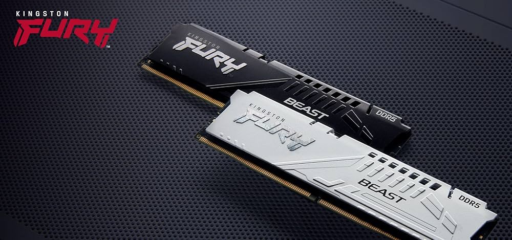Kingston FURY Beast 128GB (4x32GB) DDR5 5200MHz CL40 Memory Kit White - Image 4