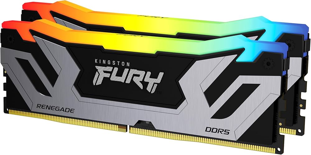 Kingston FURY Renegade RGB 48GB (2x24GB) DDR5 8400MHz CL40 Memory Kit - Silver - Image 3