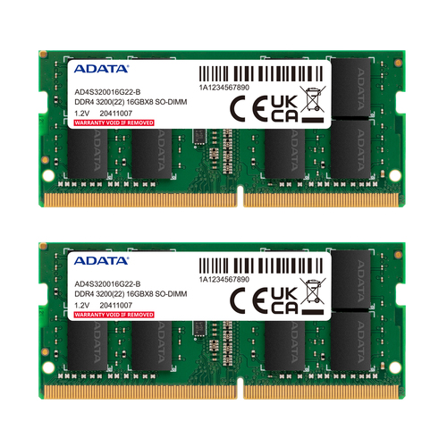 ADATA DDR4-3200 8GB (2x4GB) SO-DIMM Dual Kit Laptop Memory - Image 2