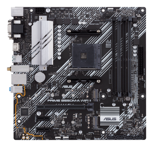 ASUS PRIME B550M-A WIFI II Micro-ATX Motherboard - Image 2