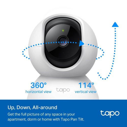 TP-Link Tapo C210 Pan/Tilt Home Security Wi-Fi Camera Twin Pack - Image 4
