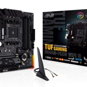 ASUS TUF GAMING B550M-PLUS WIFI II AMD AM4 Micro-ATX Motherboard