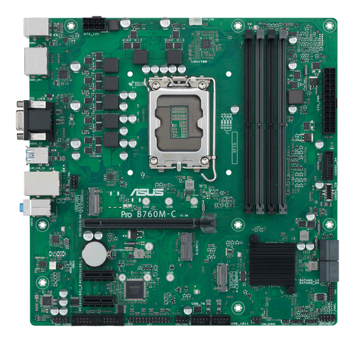 ASUS PRO B760M-C-CSM Micro-ATX Motherboard LGA1700 - Image 2