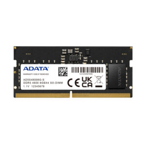ADATA Premier 8GB DDR5 4800MHz SODIMM Laptop Memory