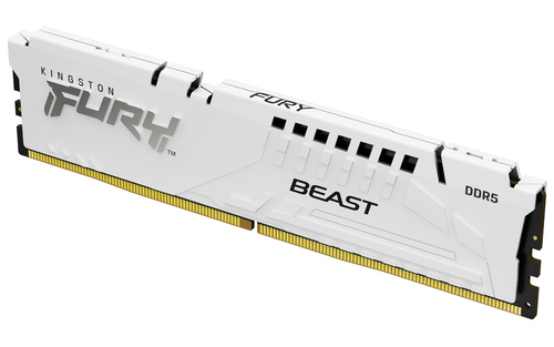 Kingston FURY Beast 64GB (4x16GB) DDR5 5600MHz CL40 White RGB Desktop Memory Kit - Image 2