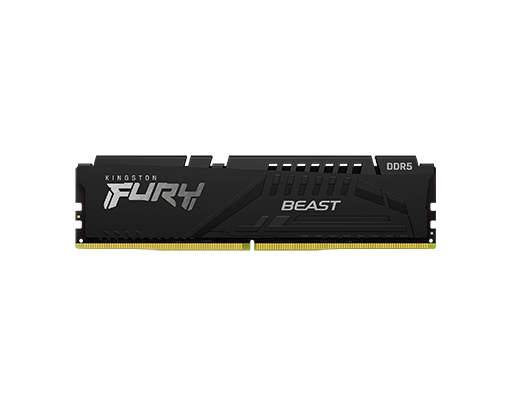 Kingston FURY Beast 32GB (2x16GB) DDR5 6400MHz CL32 Desktop Memory Kit Black