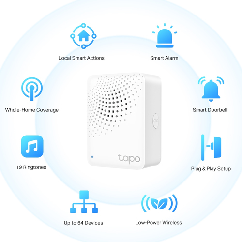 TP-Link Tapo H100 Smart IoT Hub with Chime - Image 2