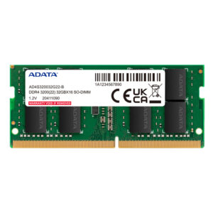 ADATA DDR4-3200 8GB (2x4GB) SO-DIMM Dual Kit Laptop Memory