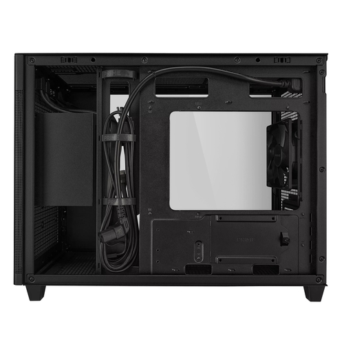 ASUS PRIME AP201 Tempered Glass Micro-ATX Case Black - Image 4