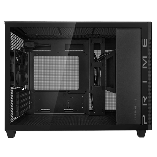 ASUS PRIME AP201 Tempered Glass Micro-ATX Case Black - Image 3