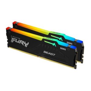 Kingston FURY Beast RGB 32GB (2x16GB) DDR5 6000MHz CL36 Desktop Memory Kit