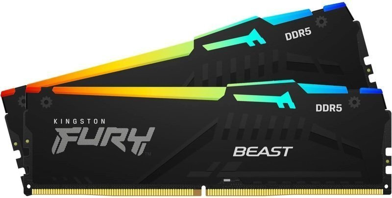 Kingston FURY Beast RGB 64GB (2x32GB) DDR5 5600MHz CL40 Desktop Memory Kit - Image 3