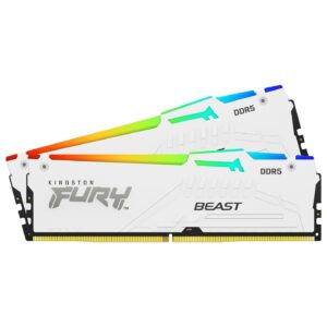 Kingston FURY Beast 32GB (2x16GB) DDR5 5600MHz CL36 Memory Kit White