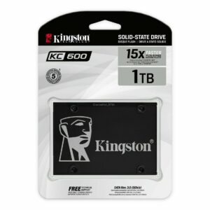 Kingston KC600 1TB 2.5" SATA III SSD 550MB/s Read 520MB/s Write
