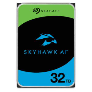 Seagate SkyHawk AI 32TB 3.5" SATA Surveillance Hard Drive 512MB Cache