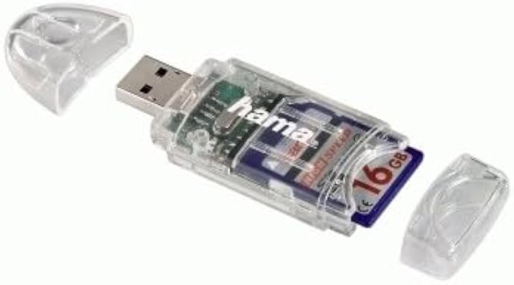 HAMA 8-in-1 USB 2.0 Card Reader SD/MicroSD Multi-Format - Image 2