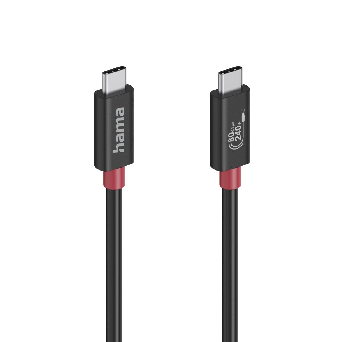 HAMA USB-C Cable Gen 4 240W 1M Black