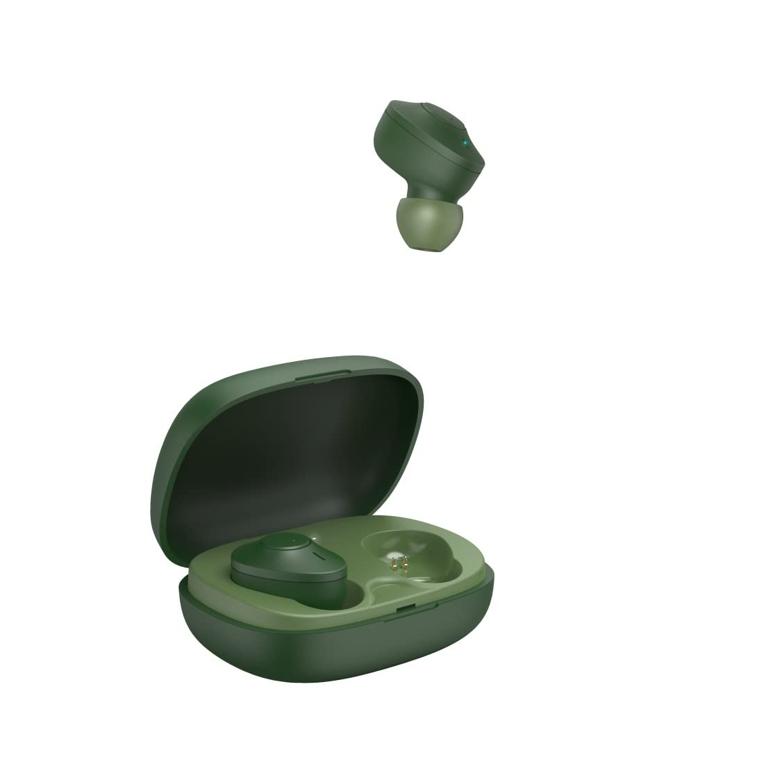 Hama Freedom Buddy In-Ear Wireless Earbuds Green - Image 2