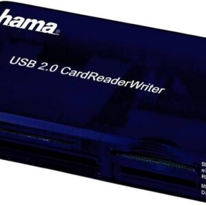 HAMA 35-in-1 USB 2.0 Multi Card Reader Blue