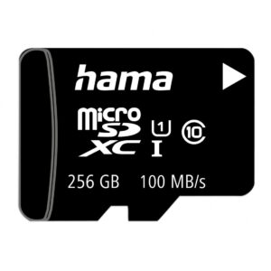 HAMA microSDXC 256GB Class 10 UHS-I 100MB/s Memory Card