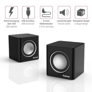 HAMA Sonic Mobil 185 Portable Bluetooth Speaker Black/Silver