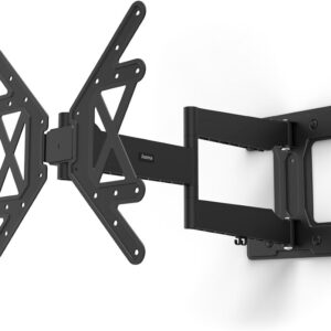 HAMA Full Motion TV Wall Bracket Swivel Tilt Pull 50kg
