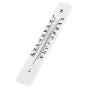 HAMA Indoor Outdoor Thermometer Tree Design 26cm Black