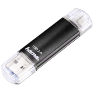 HAMA Laeta Twin 64GB USB 3.0 Flash Drive 40MB/s
