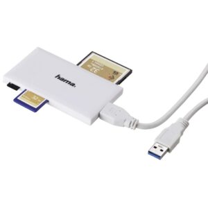 HAMA USB 3.0 Multi Card Reader White