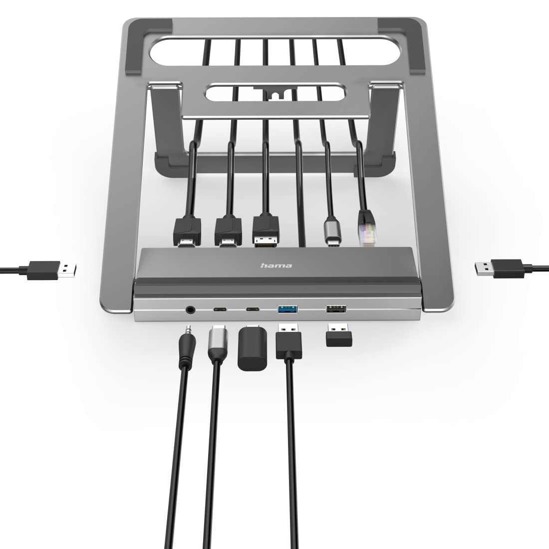 HAMA 12-Port USB-C Docking Station and Stand - Image 2