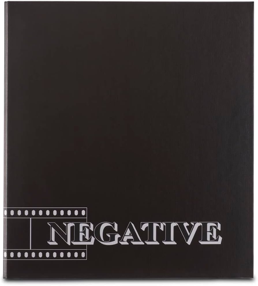HAMA 35mm Negatives Folder 4 Ring Binder 39mm Black - Image 3