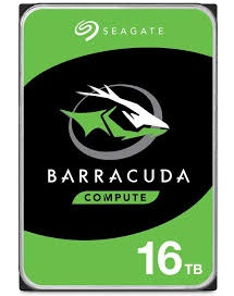 Seagate Barracuda 16TB 7200RPM 512MB Cache 3.5" SATA Internal Hard Drive