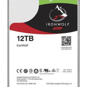 Seagate IronWolf 12TB NAS Hard Drive 7200RPM 256MB Cache 3.5"