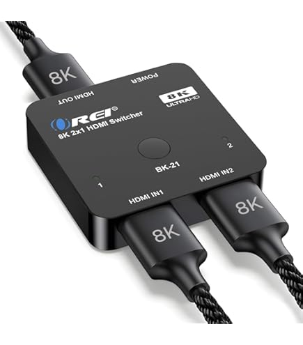 HAMA 4K HDMI 2x1 Toggle Switch Black - Image 3