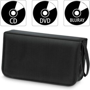 HAMA CD/DVD/Blu-ray Wallet 120 Disc Capacity Black