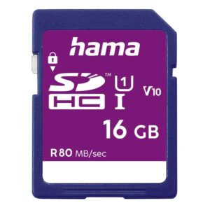 HAMA SDHC 16GB Class 10 UHS-I 80MB/s Memory Card