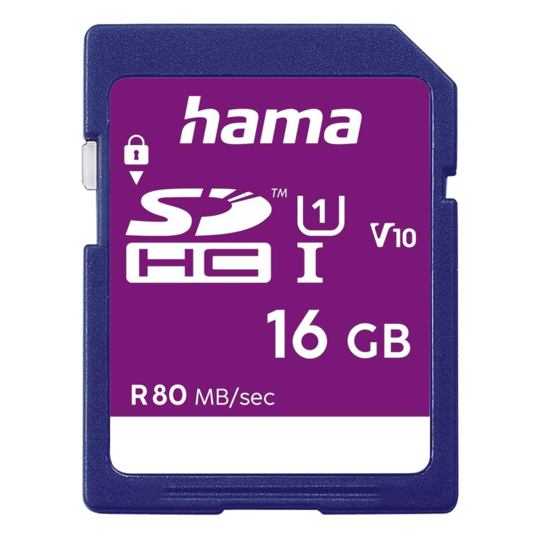 HAMA 16GB microSDHC Class 10 UHS-I Memory Card with Adapter 80MB/s - Image 2